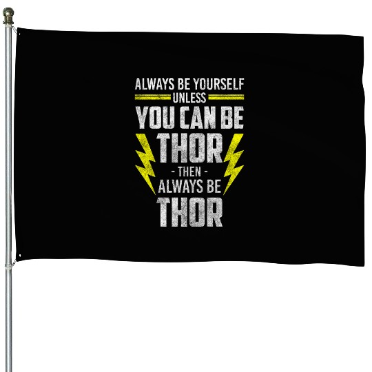 Thor Valhalla God Celtic House Flags