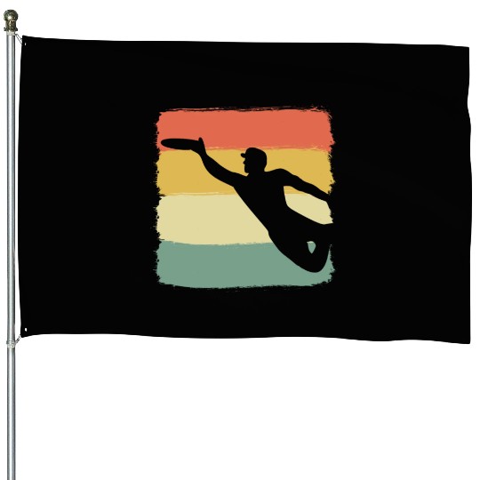 Ultimate Frisbee Player Frisbee Player House Flags