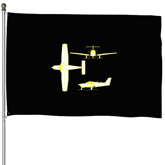 Piper PA 32 260 6 Cherokee Six House Flags
