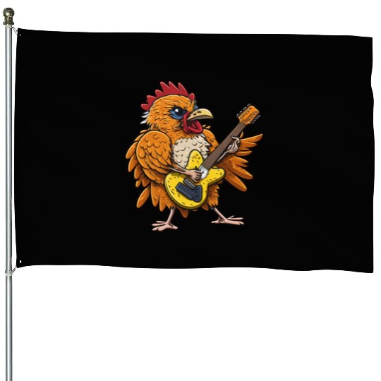 Groovy Cheese: Strumming to Cheesy Melodies House Flags