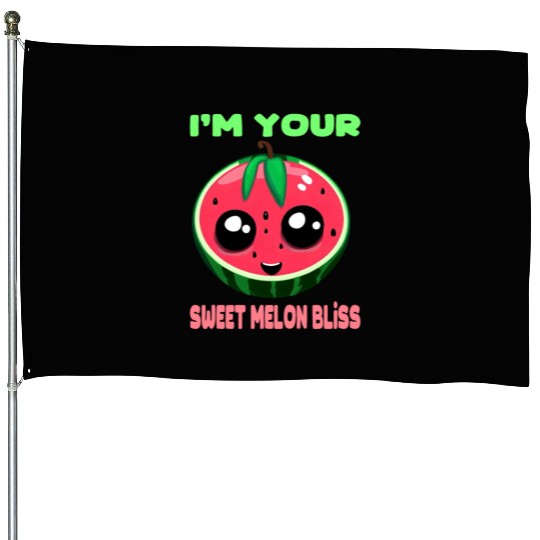 Watermelon - Your sweet melon magic House Flags