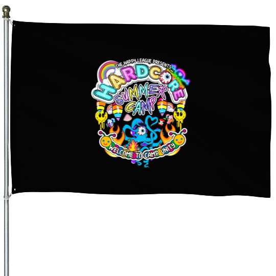 Hardcore Summer Camp House Flags