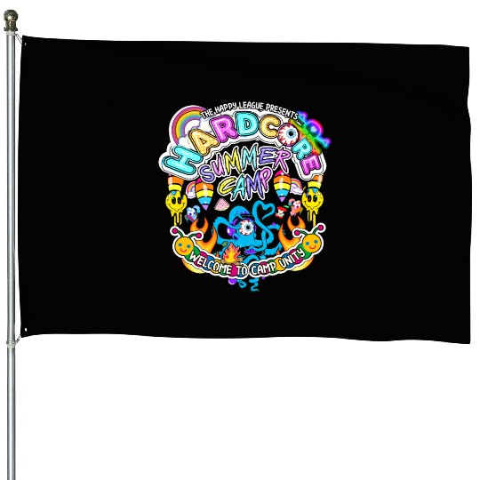 Hardcore Summer Camp House Flags
