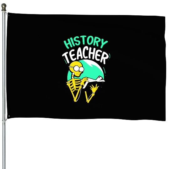 History Teacher Job Historic Historian House Flags