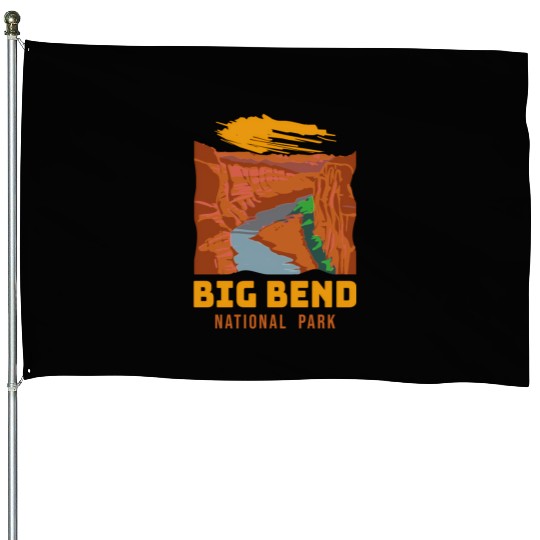 Big Bend National Park Novelty House Flags