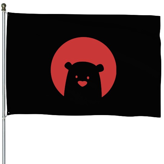 Women's Red Bear House Flags