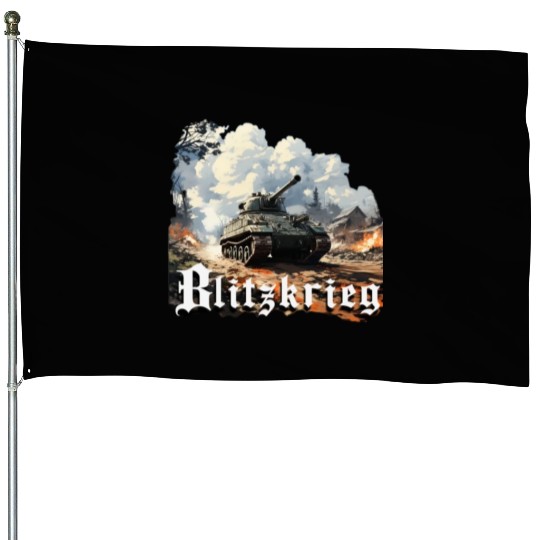 World War 2 Blitzkrieg House Flags