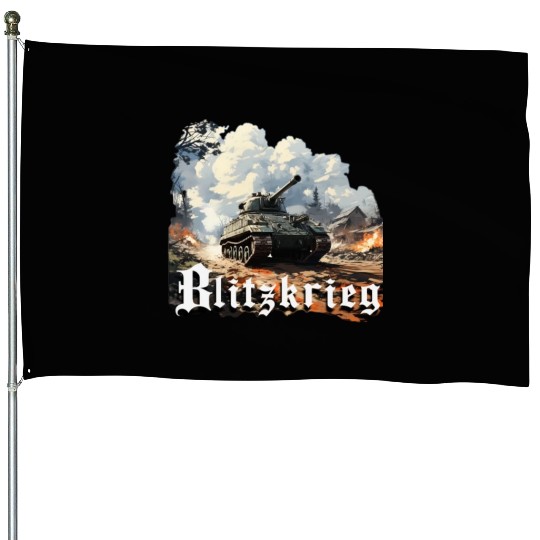 World War 2 Blitzkrieg House Flags