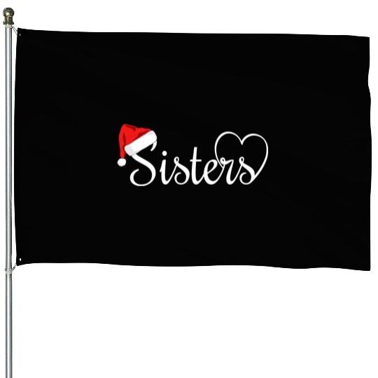 I Love My Sister Cute Sister Christmas House Flags