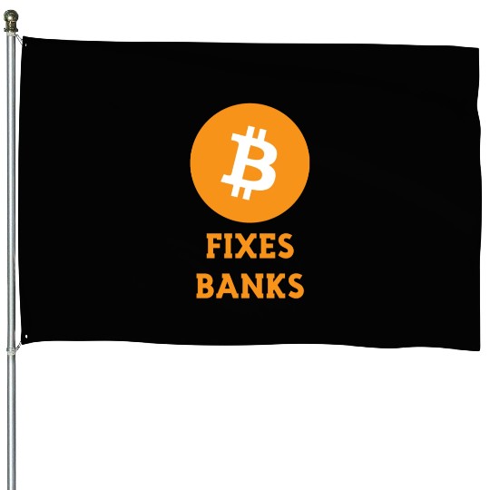 Bitcoin Hodl BTC Coin Crypto Trader Hodl Moon House Flags