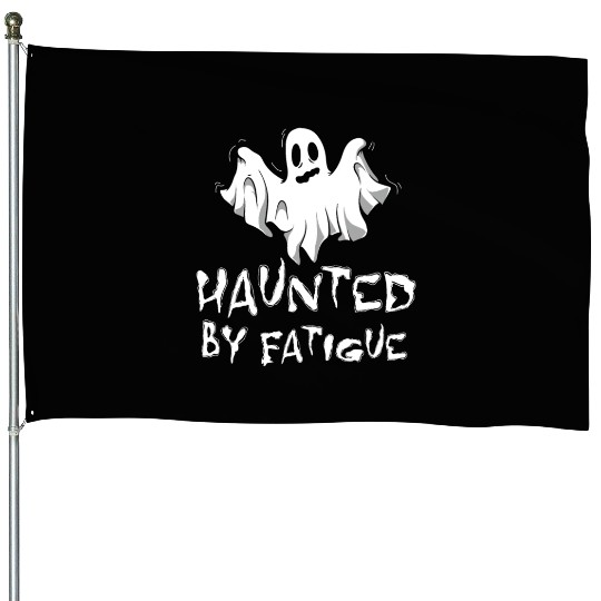 Happy Halloween Trick Or Treat Sleepy Ghost Horror House Flags