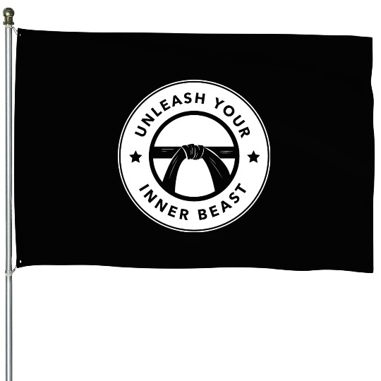 Martial Arts Unleash your inner beast House Flags