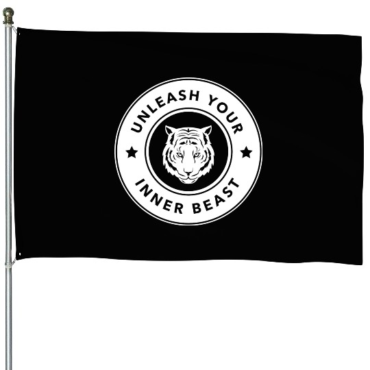 Martial Arts Unleash Your Inner Beast House Flags