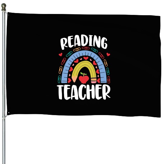 Reading Teacher House Flags