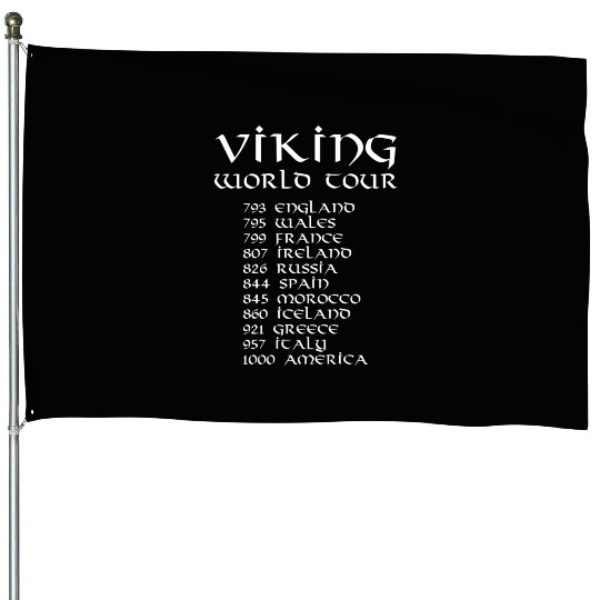 Viking World Tour House Flags
