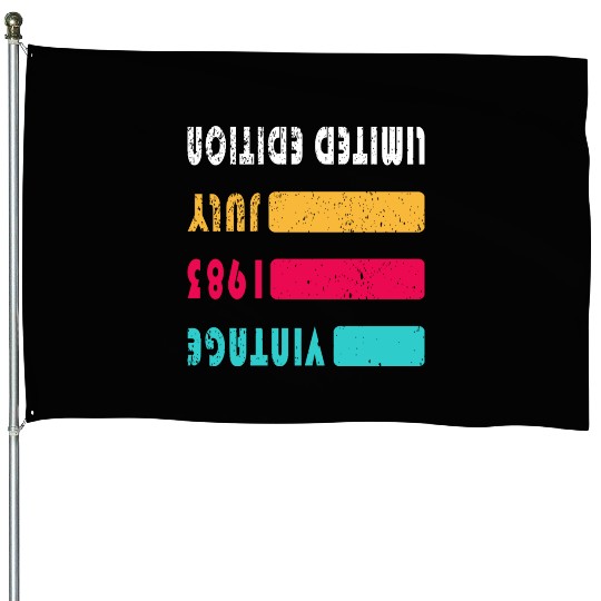 July 1983 Anniversary July 1983 July House Flags