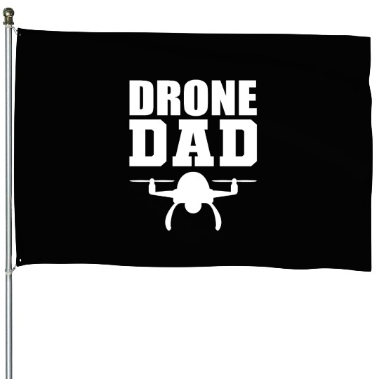Drone Dad Computer Expert Gift House Flags
