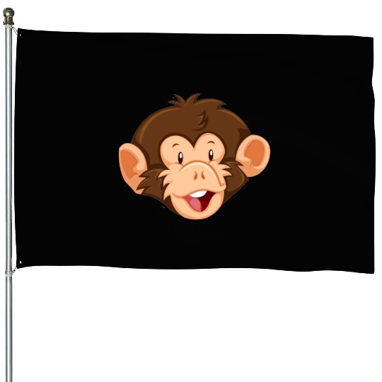 Monkey face House Flags
