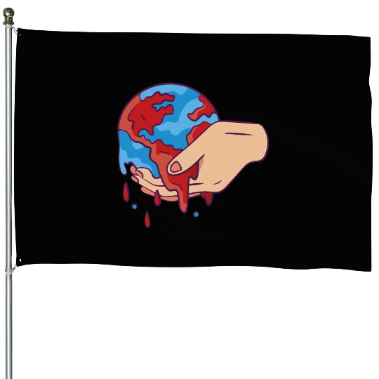 Nature Conservation Earth Day Climate Protection House Flags