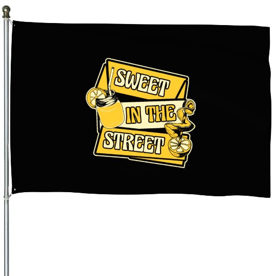 Sweet In The Street Lemon Juice Business Lemonade House Flags