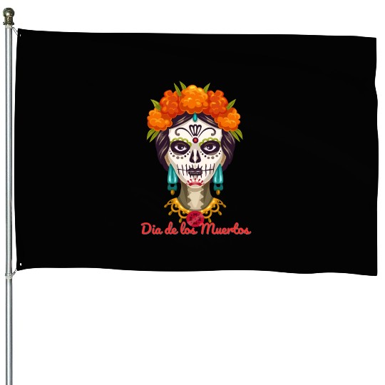 Dia de los muertos House Flags