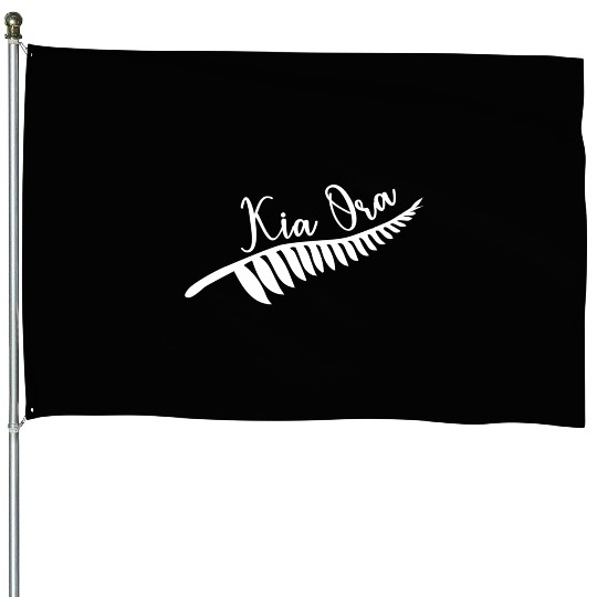 Maori Kia Ora Silver Fern T Tattoo New House Flags