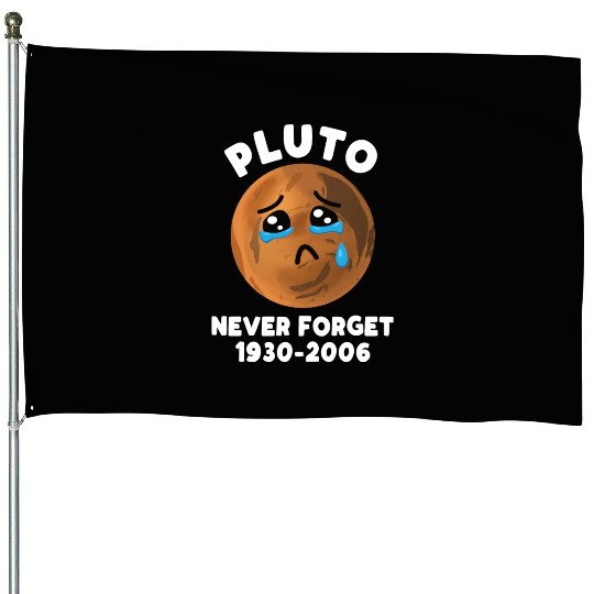 Pluto Never Forget 1930 2006 House Flags