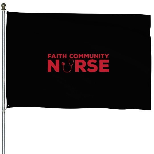 Faith Community Nurse Gift House Flags