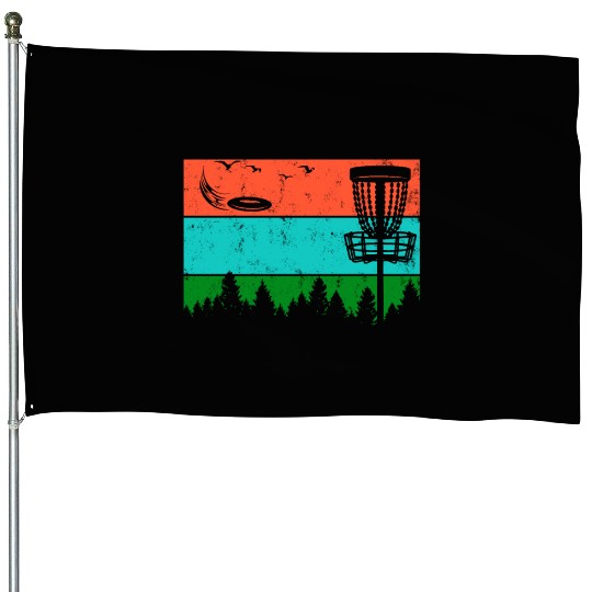 Ultimate Frisbee Frolf Disc Golf Flying Disc Sport House Flags
