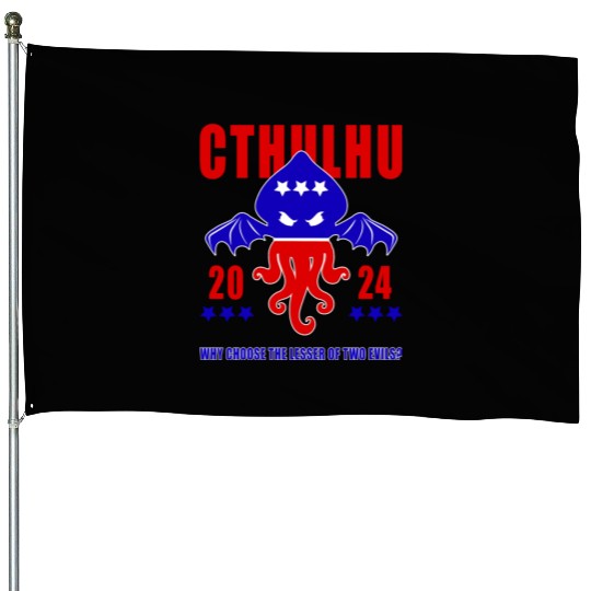 Cthulhu For President House Flags