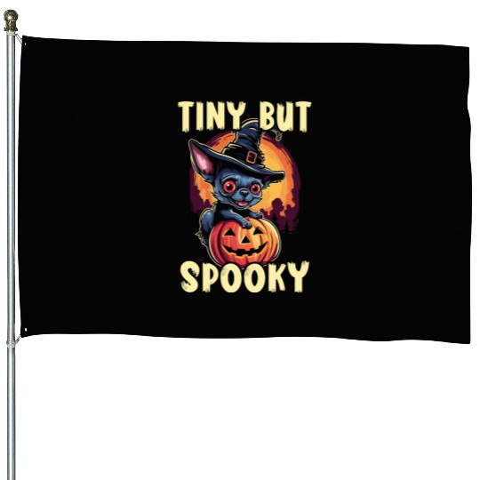 Chihuahua Halloween Puppy Trick Or Treat Dog Lover House Flags