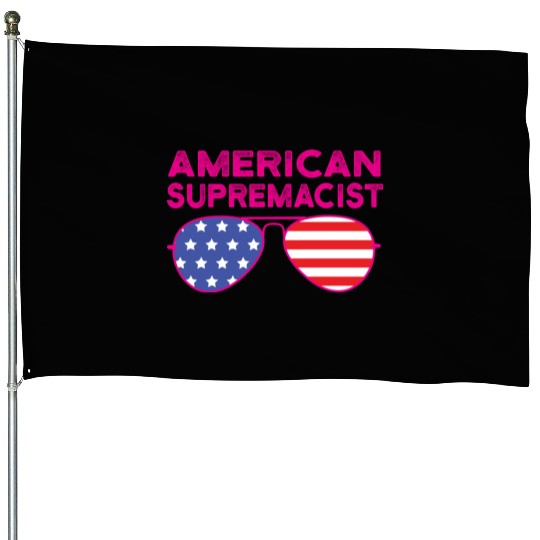 American Supremacist American Flag Merica Usa House Flags