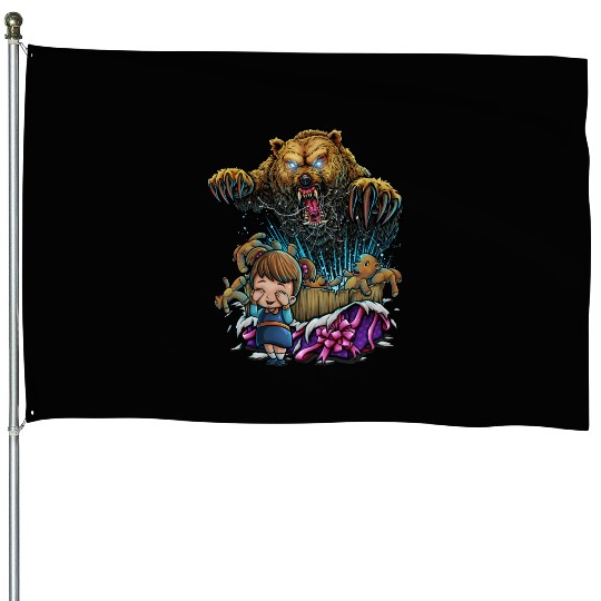 Surprise gift box House Flags