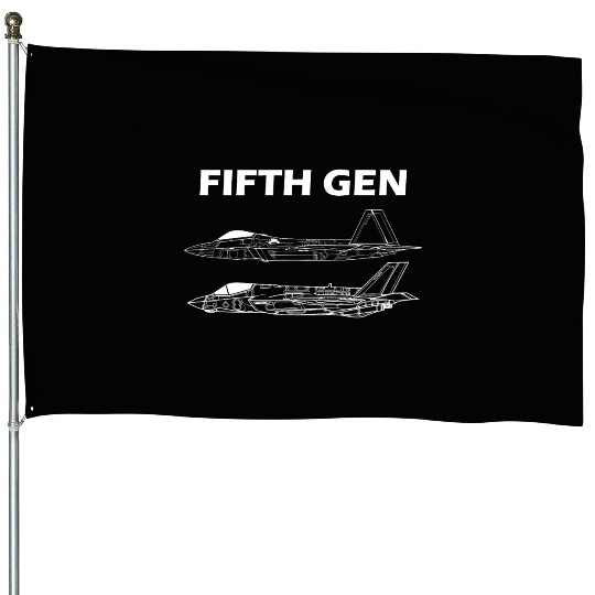 FIFTH GEN | F-22 F-35 House Flags