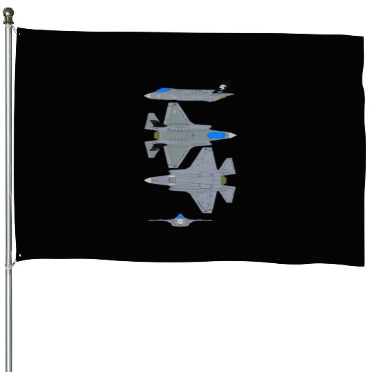 Lockheed Martin F 35B Lightning House Flags