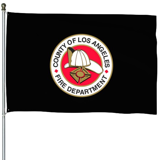 County Of Los Angeles Fire Department Seal House Flags