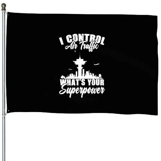 Air Traffic Control Funny Aviation For Atc Flight House Flags