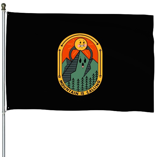 Mountain Is Calling House Flags