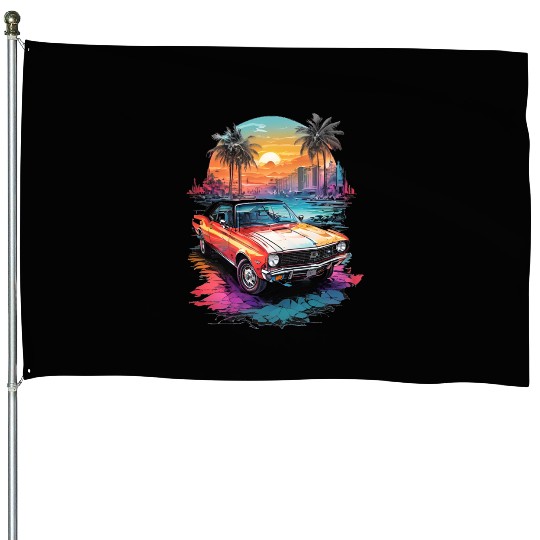 CLASSIC CAR House Flags