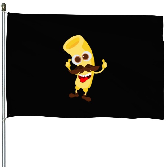 Funny Pasta Macaroni House Flags