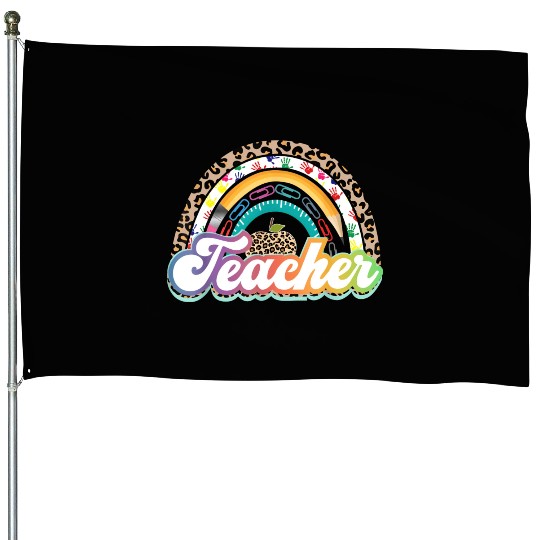 Teacher Life Rainbow Teacher S For Women Best House Flags