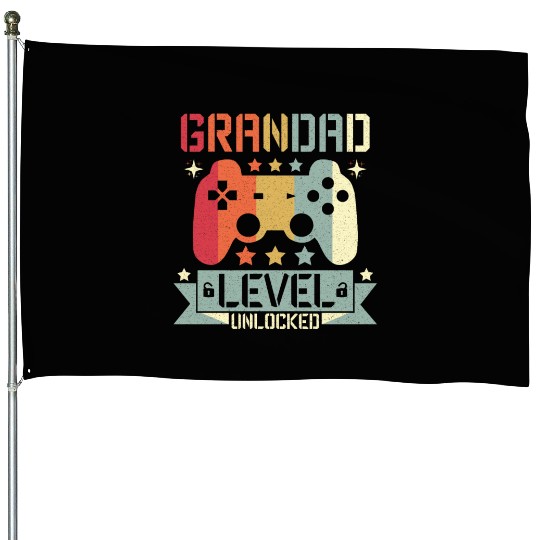 GRANDAD LEVEL UNLOCKED House Flags