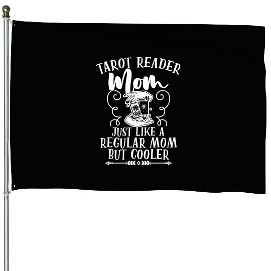Funny Tarot Reader Mom Definition Tarot Card House Flags