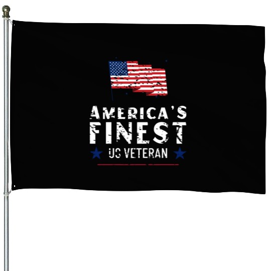 American Veteran | US Veteran | Military Veteran House Flags