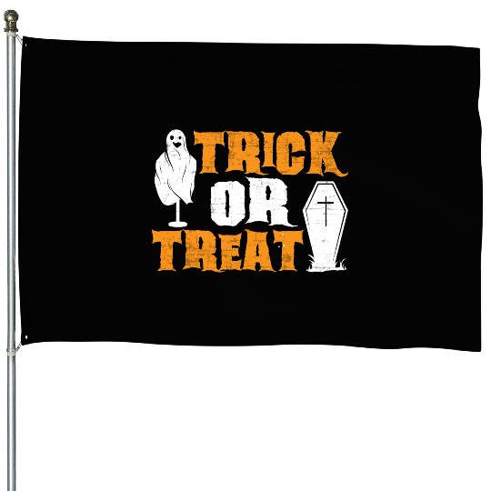 Trick or Treat House Flags