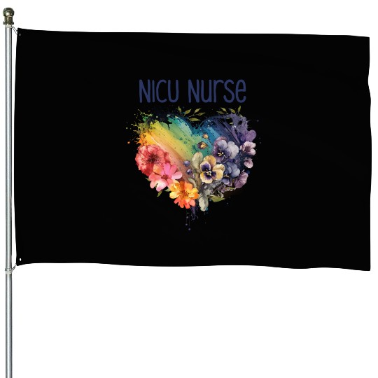 Caring Nicu Nurse House Flags