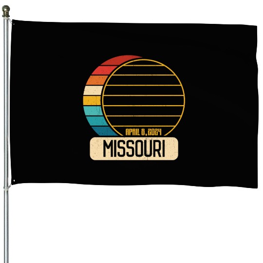 Total Solar Eclipse Missouri April 28 2024 Eclipse House Flags