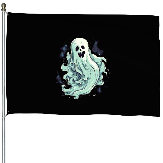 Eerie Halloween Ghoul, Spooky Season Delight 13 House Flags
