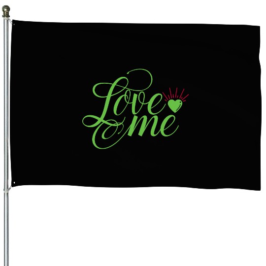 Gifts for Women - I LOVE YOU House Flags