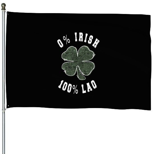 0 Irish 100 Loa Shamrock House Flags